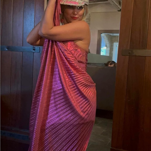 Retrofete Daniele pink dress size M - Picture 9 of 11